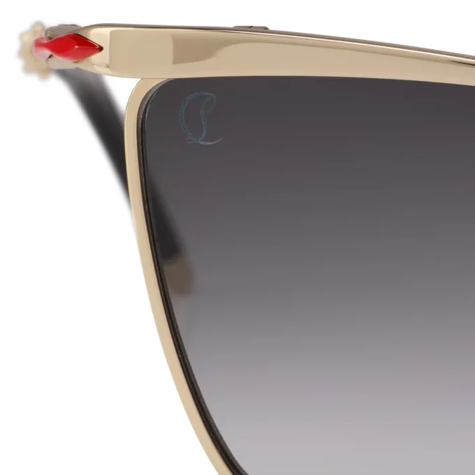 Hot Chick Lb0020 – okulary przeciwsłoneczne – metalowe – złote