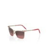 Hot Chick Lb0020 – okulary przeciwsłoneczne – metalowe – złote w kolorze dymnym Hot Chick Lb0020 – okulary przeciwsłoneczne – metalowe – złote w kolorze dymnym