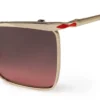 Hot Chick Lb0020 – okulary przeciwsłoneczne – metalowe – złote w kolorze dymnym Hot Chick Lb0020 – okulary przeciwsłoneczne – metalowe – złote w kolorze dymnym
