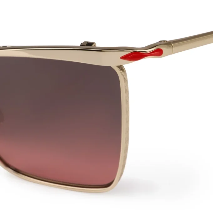 Hot Chick Lb0020 – okulary przeciwsłoneczne – metalowe – złote w kolorze dymnym Hot Chick Lb0020 – okulary przeciwsłoneczne – metalowe – złote w kolorze dymnym