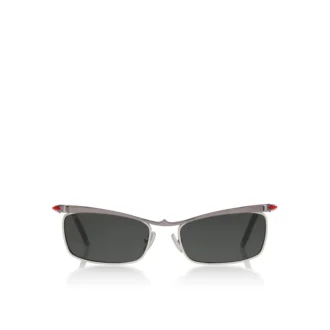 Hot Chick Lb0021 – okulary przeciwsłoneczne – metal – ciemny ruten