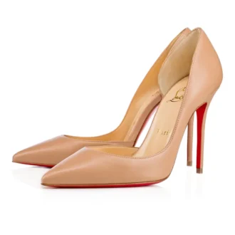 Iriza – czółenka na obcasie 100 mm – skóra nappa – kolor Blush – damskie Iriza – czółenka na obcasie 100 mm – skóra nappa – kolor Blush – damskie