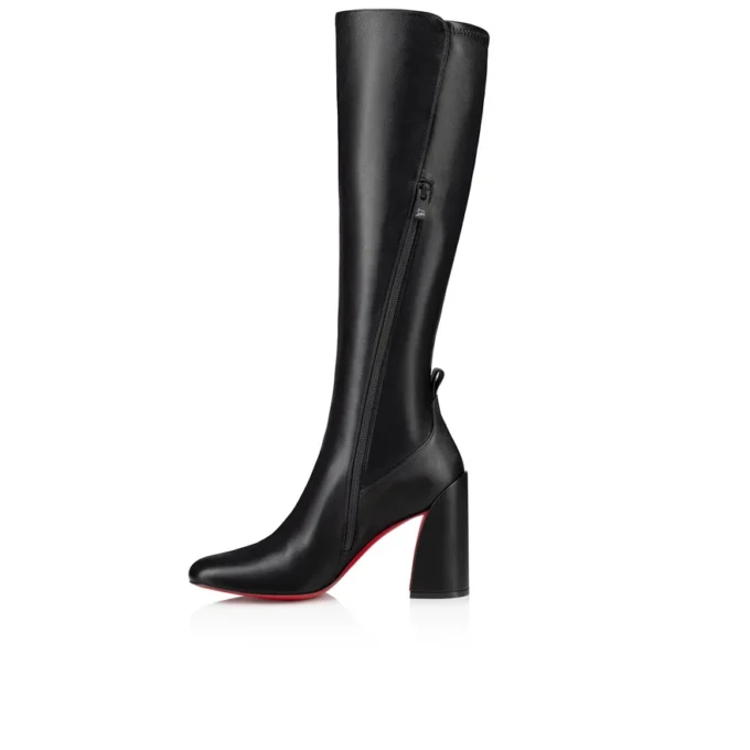 Jane Botta – buty na obcasie 85 mm – skóra cielęca i skóra nappa – czarne – damskie