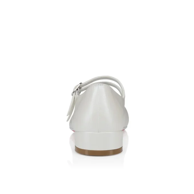 Jane Fille – baleriny – perłowa skóra nappa – Bianco – dzieci Jane Fille – baleriny – perłowa skóra nappa – Bianco – dzieci