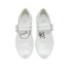 Jane Fille – baleriny – perłowa skóra nappa – Bianco – dzieci Jane Fille – baleriny – perłowa skóra nappa – Bianco – dzieci