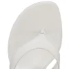 Janetonga – klapki na obcasie 55 mm – skóra nappa jagnięca – Bianco – damskie