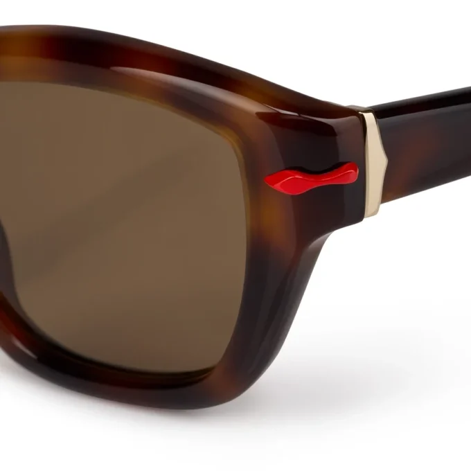 Kate Lb0026 – okulary przeciwsłoneczne – acetat – ciemny kolor Havana
