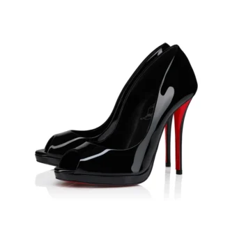 Lady Z – czółenka na obcasie 120 mm – lakierowana skóra cielęca – czarne – damskie Lady Z – czółenka na obcasie 120 mm – lakierowana skóra cielęca – czarne – damskie