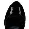 Lady Z – czółenka na obcasie 120 mm – lakierowana skóra cielęca – czarne – damskie Lady Z – czółenka na obcasie 120 mm – lakierowana skóra cielęca – czarne – damskie