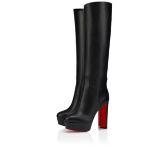 Loo Botta Alta – buty na obcasie 130 mm – skóra cielęca – czarne – damskie Loo Botta Alta – buty na obcasie 130 mm – skóra cielęca – czarne – damskie