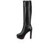 Loo Botta Alta – buty na obcasie 130 mm – skóra cielęca – czarne – damskie