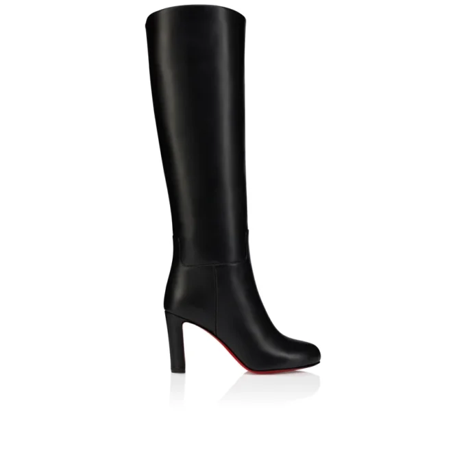 Loo Botta – buty na obcasie 85 mm – skóra cielęca – czarne – damskie Loo Botta – buty na obcasie 85 mm – skóra cielęca – czarne – damskie