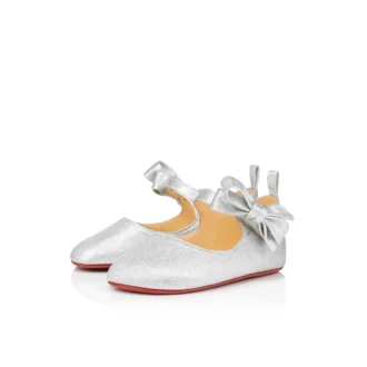 Lou Babe – baleriny – lureks – srebrne – dla niemowląt