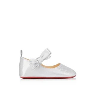 Lou Babe – baleriny – lureks – srebrne – dla niemowląt