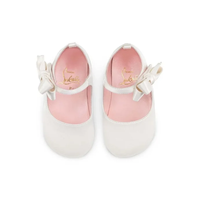 Lou Babe – baleriny – satyna krepowa – Bianco – Baby Lou Babe – baleriny – satyna krepowa – Bianco – Baby