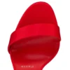 Loubi Queen Alta – sandały na paskach o wysokości 150 mm – satyna krepowa – Loubi – damskie Loubi Queen Alta – sandały na paskach o wysokości 150 mm – satyna krepowa – Loubi – damskie