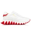 Loubishark – Sneakersy – skóra cielęca i neopren – Bianco – damskie Loubishark – Sneakersy – skóra cielęca i neopren – Bianco – damskie