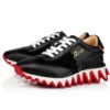 Loubishark – Sneakersy – skóra cielęca i zamsz cielęcy – czarne – damskie Loubishark – Sneakersy – skóra cielęca i zamsz cielęcy – czarne – damskie