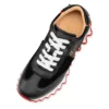 Loubishark – Sneakersy – skóra cielęca i zamsz cielęcy – czarne – damskie Loubishark – Sneakersy – skóra cielęca i zamsz cielęcy – czarne – damskie