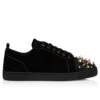 Louis Junior P Pik Pik Strass – Sneakersy – zamsz cielęcy – czarny – męskie