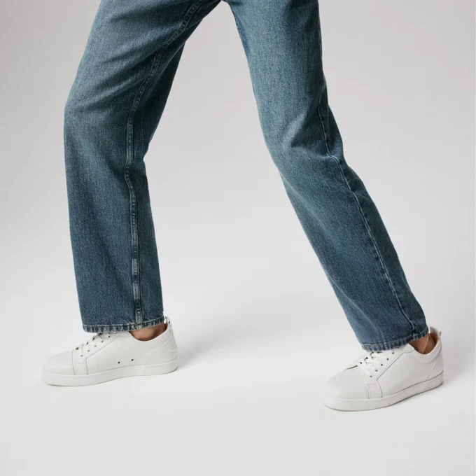 Louis Junior – Sneakersy – skóra cielęca – białe – męskie Louis Junior – Sneakersy – skóra cielęca – białe – męskie