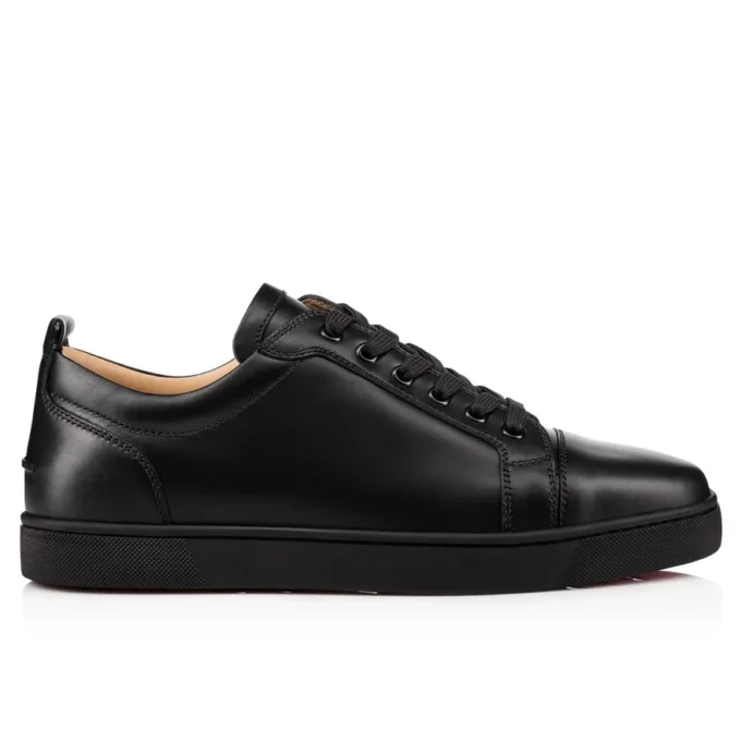 Louis Junior – Sneakersy – skóra cielęca – czarne – męskie
