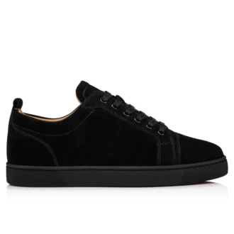 Louis Junior – Sneakersy – Zamsz cielęcy – Czarne – Męskie