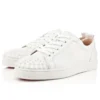 Louis Junior Spikes – Sneakersy – skóra cielęca i kolce – białe – męskie Louis Junior Spikes – Sneakersy – skóra cielęca i kolce – białe – męskie