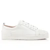 Louis Junior Spikes – Sneakersy – skóra cielęca i kolce – białe – męskie Louis Junior Spikes – Sneakersy – skóra cielęca i kolce – białe – męskie