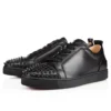 Louis Junior Spikes – Sneakersy – skóra cielęca i kolce – czarne – męskie Louis Junior Spikes – Sneakersy – skóra cielęca i kolce – czarne – męskie