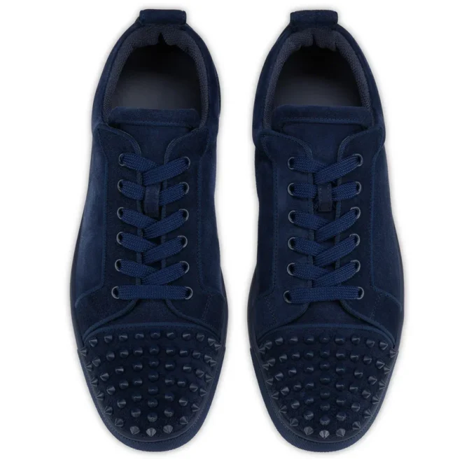 Louis Junior Spikes – Sneakersy – Veau Velours and Spikes – Zaffiro – Mężczyźni Louis Junior Spikes – Sneakersy – Veau Velours and Spikes – Zaffiro – Mężczyźni