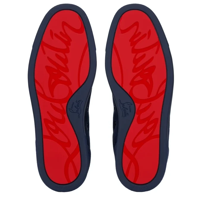 Louis Junior Spikes – Sneakersy – Veau Velours and Spikes – Zaffiro – Mężczyźni Louis Junior Spikes – Sneakersy – Veau Velours and Spikes – Zaffiro – Mężczyźni