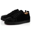 Louis Junior Spikes – Sneakersy – zamsz cielęcy – czarny – męskie Louis Junior Spikes – Sneakersy – zamsz cielęcy – czarny – męskie