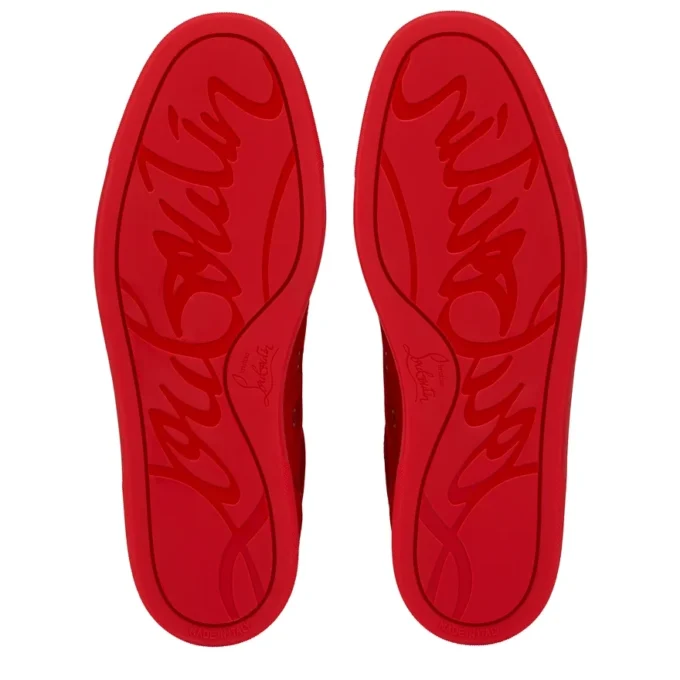 Louis Junior Spikes – Sneakersy – zamsz cielęcy i kolce – Loubi – mężczyźni