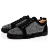 Louis Junior Strass – Sneakersy – zamsz cielęcy i cyrkonie – czarne – męskie Louis Junior Strass – Sneakersy – zamsz cielęcy i cyrkonie – czarne – męskie