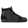 Louis Strass – Sneakersy – Veau Velours i Strass – Czarne – Męskie Louis Strass – Sneakersy – Veau Velours i Strass – Czarne – Męskie
