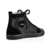 Louis Strass – Sneakersy – Veau Velours i Strass – Czarne – Męskie Louis Strass – Sneakersy – Veau Velours i Strass – Czarne – Męskie