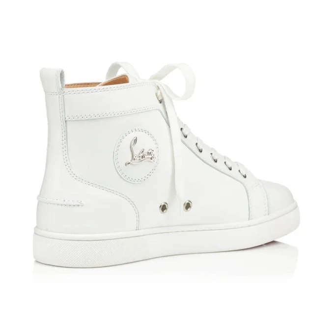 Louis – wysokie Sneakersy – skóra cielęca – białe – męskie Louis – wysokie Sneakersy – skóra cielęca – białe – męskie