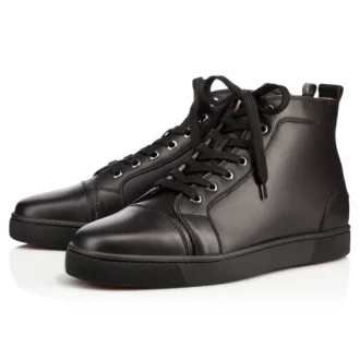 Louis – wysokie Sneakersy – skóra cielęca – czarne – męskie Louis – wysokie Sneakersy – skóra cielęca – czarne – męskie