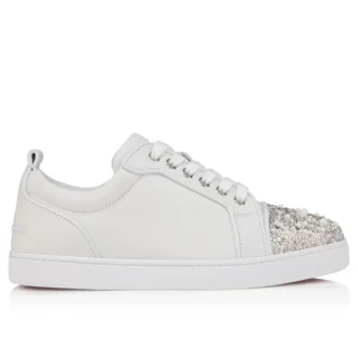 louise junior perla sneakersy satyna krepowa skra cielca i pery biae damskie 2 330x330 - Louise Junior Perla &ndash; Sneakersy &ndash; satyna krepowa, sk&oacute;ra cielęca i perły &ndash; białe &ndash; damskie