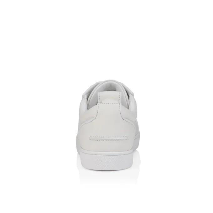 Louise Junior Perla – Sneakersy – satyna krepowa, skóra cielęca i perły – białe – damskie Louise Junior Perla – Sneakersy – satyna krepowa, skóra cielęca i perły – białe – damskie