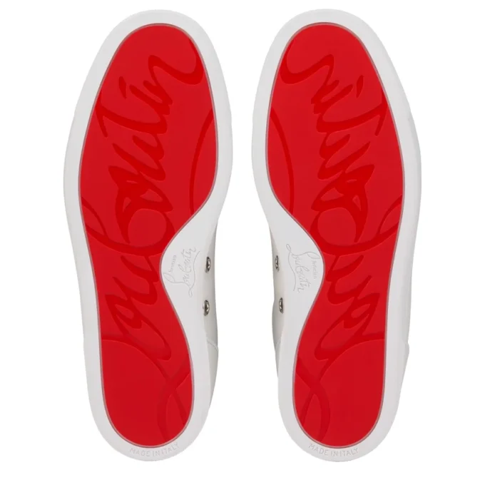 Louise Junior Perla – Sneakersy – satyna krepowa, skóra cielęca i perły – białe – damskie Louise Junior Perla – Sneakersy – satyna krepowa, skóra cielęca i perły – białe – damskie