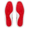 Louperla Jr – Sneakersy – satyna krepowa, skóra cielęca, cyrkonie i perełki – białe – męskie Louperla Jr – Sneakersy – satyna krepowa, skóra cielęca, cyrkonie i perełki – białe – męskie