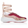 Mara Open – Sneakersy – skóra cielęca i jedwabna taft – Palacy – damskie Mara Open – Sneakersy – skóra cielęca i jedwabna taft – Palacy – damskie
