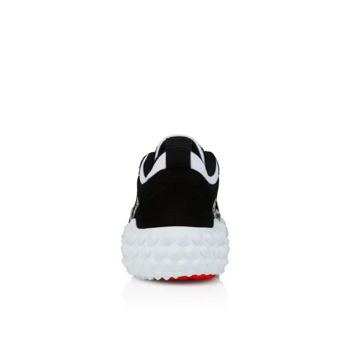 Mara – Sneakersy – zamsz cielęcy, skóra nappa jagnięca i siateczka – czarne – damskie Mara – Sneakersy – zamsz cielęcy, skóra nappa jagnięca i siateczka – czarne – damskie