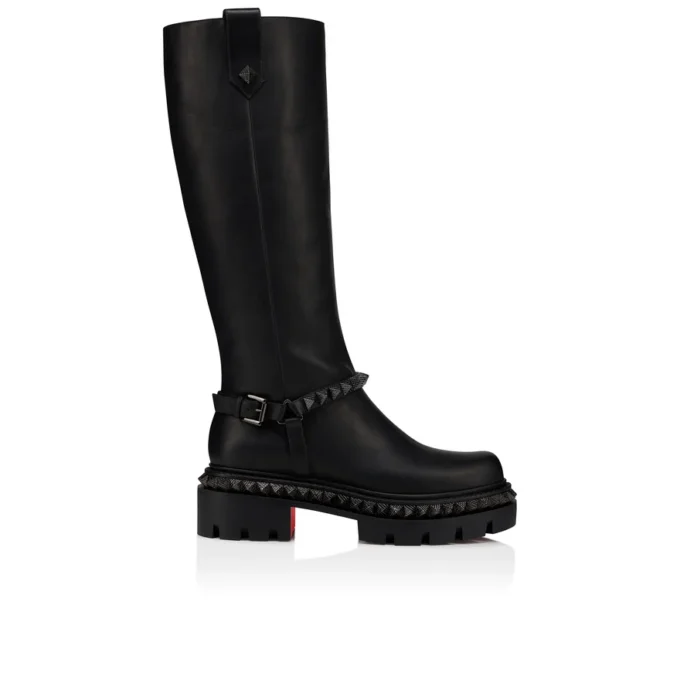 Marinetta Pyraclou – buty – woskowana skóra cielęca – czarne – damskie Marinetta Pyraclou – buty – woskowana skóra cielęca – czarne – damskie