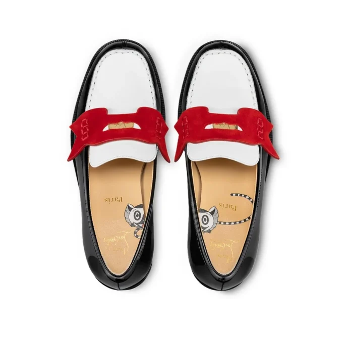 Mini Penny – mokasyny – lakierowana skóra cielęca i zamsz cielęcy – wielokolorowe – dzieci Mini Penny – mokasyny – lakierowana skóra cielęca i zamsz cielęcy – wielokolorowe – dzieci