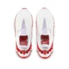 Mini Sharkyloub – Sneakersy do biegania – skóra cielęca i neopren – białe – dzieci Mini Sharkyloub – Sneakersy do biegania – skóra cielęca i neopren – białe – dzieci