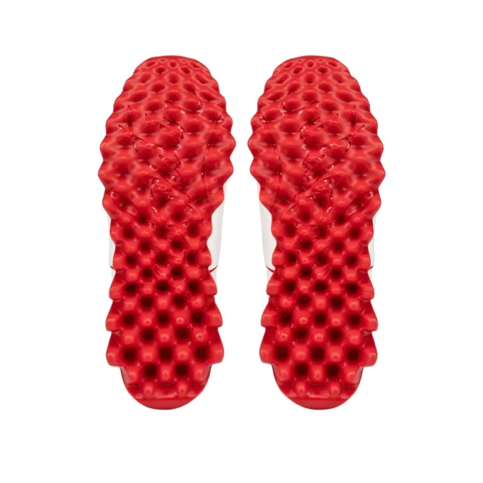Mini Sharkyloub – Sneakersy do biegania – skóra cielęca i neopren – białe – dzieci Mini Sharkyloub – Sneakersy do biegania – skóra cielęca i neopren – białe – dzieci