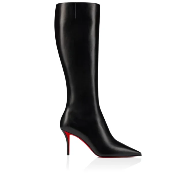 Miss Z Botta – buty na obcasie 80 mm – skóra cielęca – czarne – damskie Miss Z Botta – buty na obcasie 80 mm – skóra cielęca – czarne – damskie